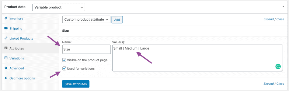 图片[7]-WooCommerce如何添加可变产品（产品设置教程）