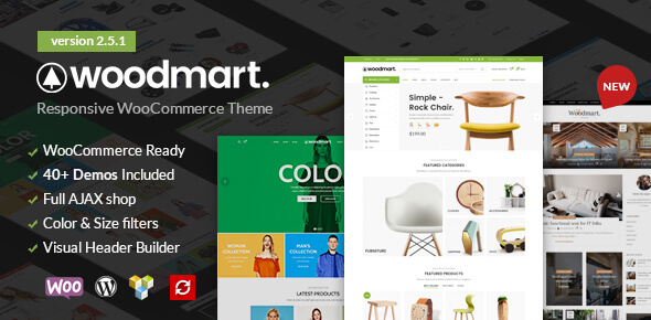 WoodMart v7.6.0- 响应式 WooCommerce WordPress 主题