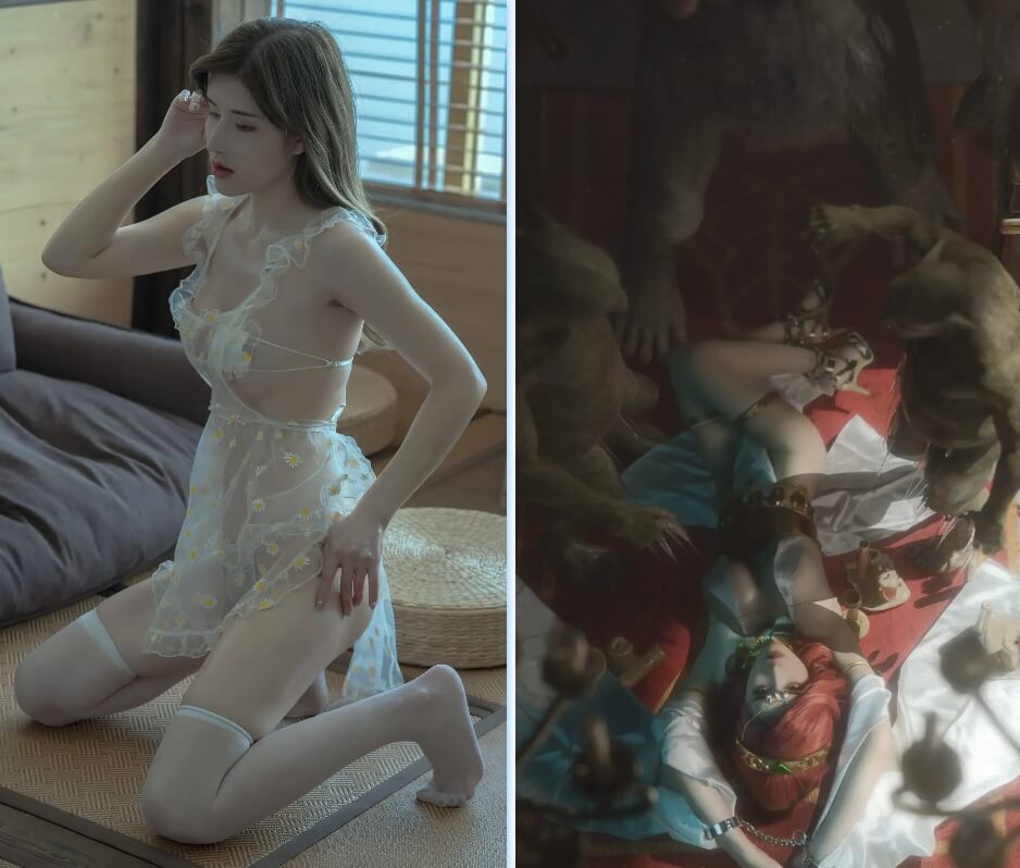 图片[2]-【深夜福利】鹿八岁写真合集