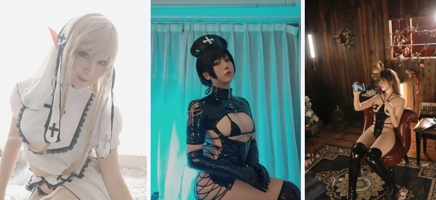 图片[3]-【深夜福利】小容仔咕咕咕w：Cos写真作品合集