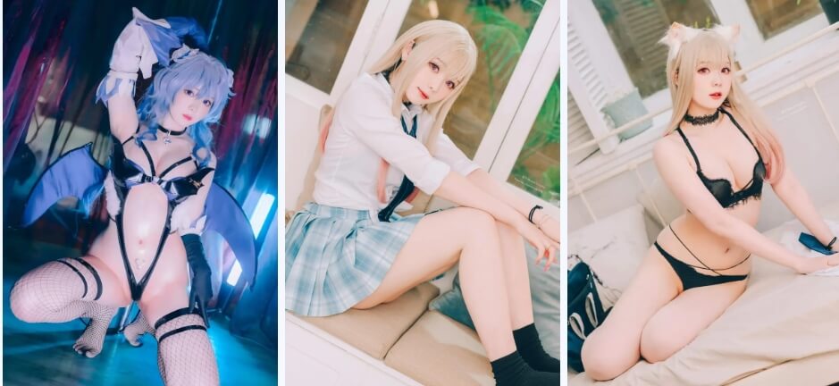 图片[2]-【深夜福利】霜月shimo：请叫我小霜(♥`ω´♥)最新合集